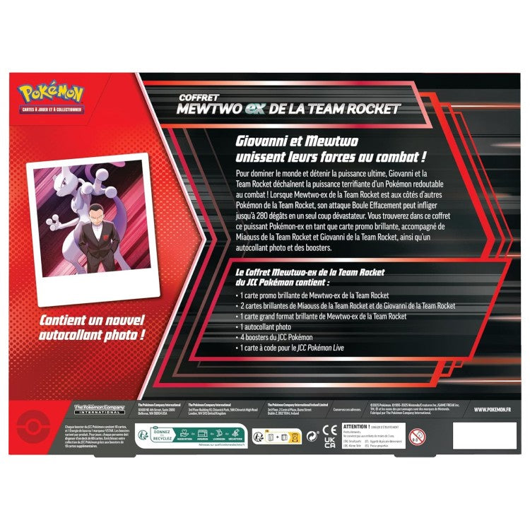 Cartes Pokémon Coffret Mewtwo Ex