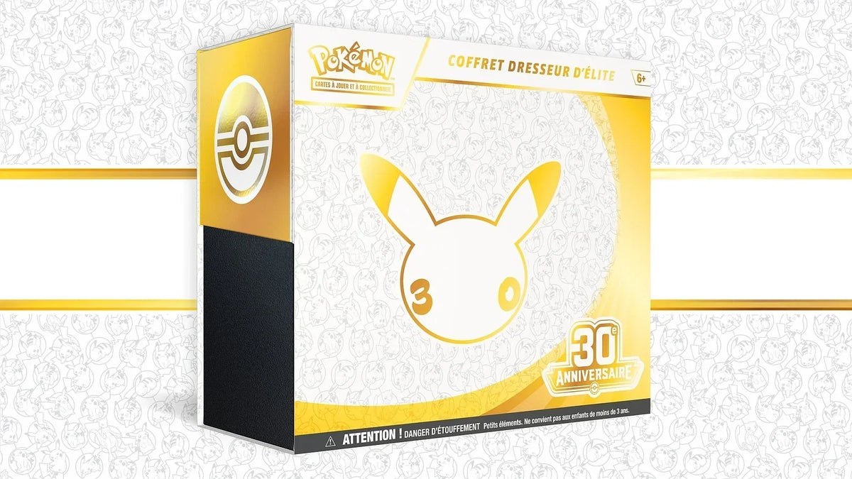 Coffret Dresseur d'élite Pokémon 30e Anniversaire