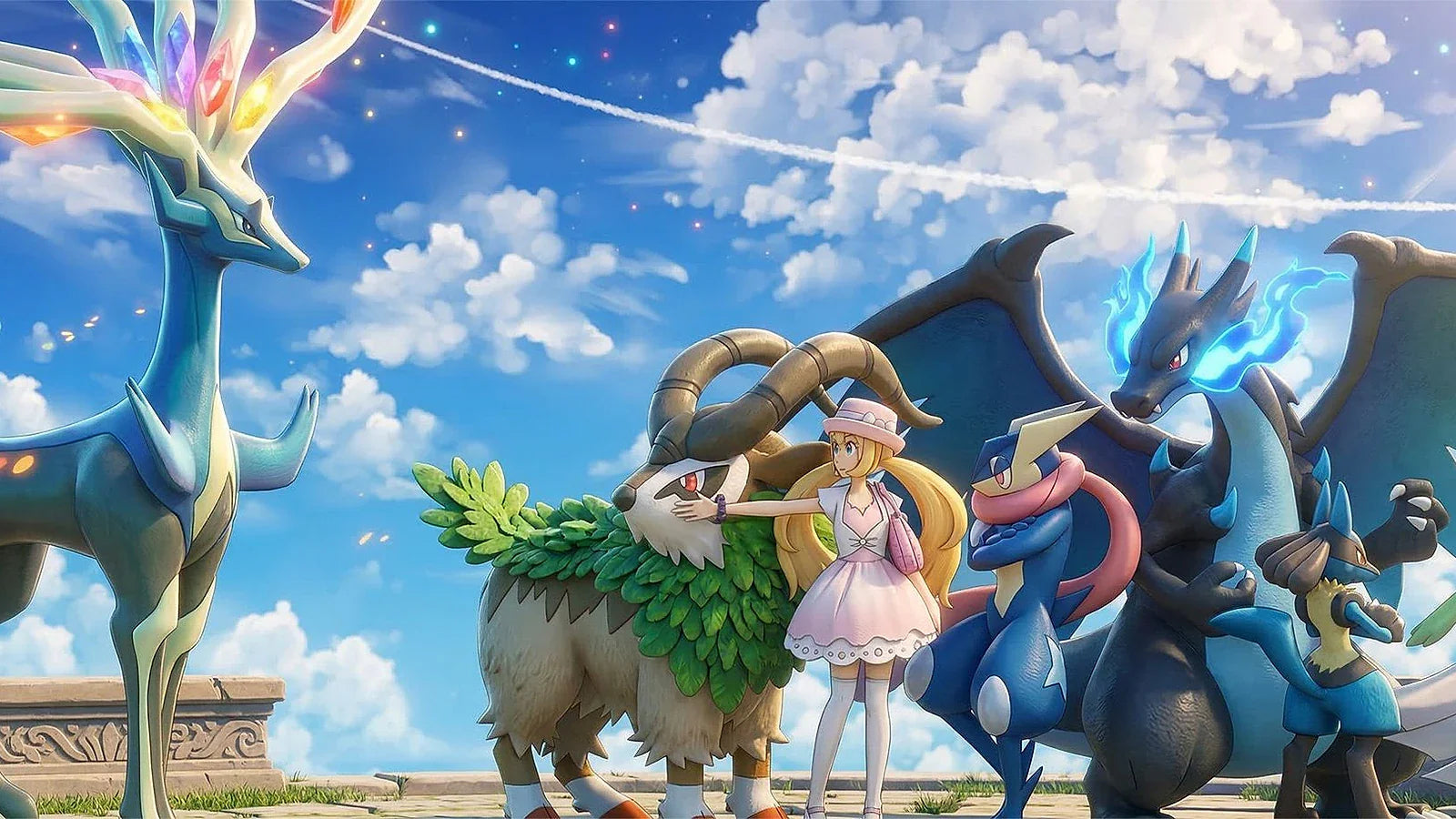 Méga-Évolution dans l'univers Pokémon, illustration inspirée de Kalos
