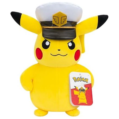 Captain Pikachu peluche de 20 cm