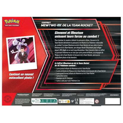 Cartes Pokémon Coffret Mewtwo Ex