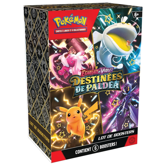 Destinées de Paldea - Lot de 6 Boosters