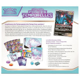 Dos du Coffret Dresseur d’élite Forces Temporelles : liste du contenu et carte promo Flotte-Mèche