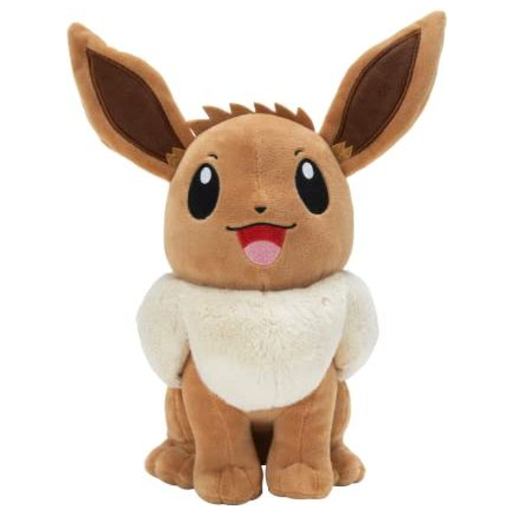 Peluche Pokémon Évoli assis 