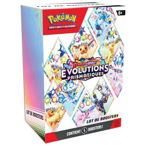 6 boosters Évolutions Prismatiques