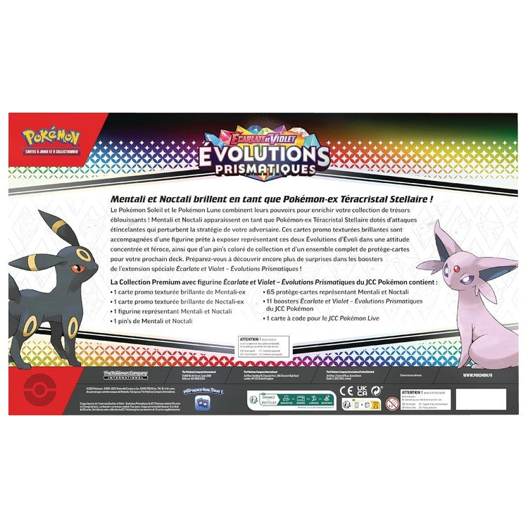 Évolutions Prismatiques Collection Premium avec Figurine Mentali et Noctali