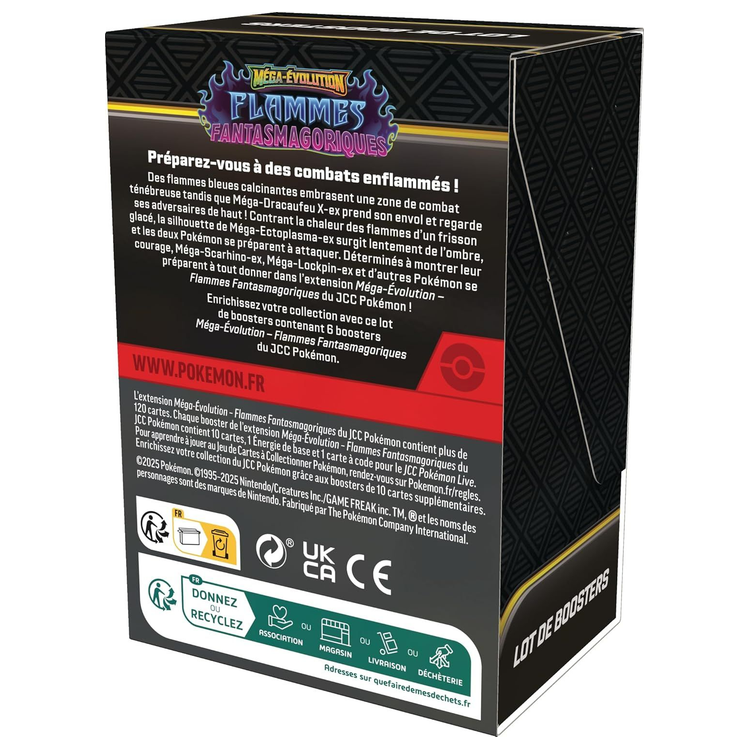 Flammes Fantasmagoriques Lot de 6 Boosters