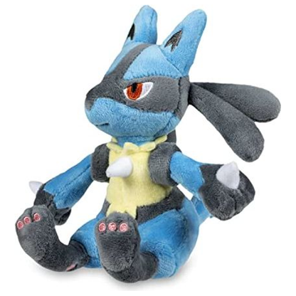 Lucario assis 15 cm