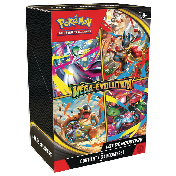 Méga-Évolution ME01 Lot de 6 Boosters