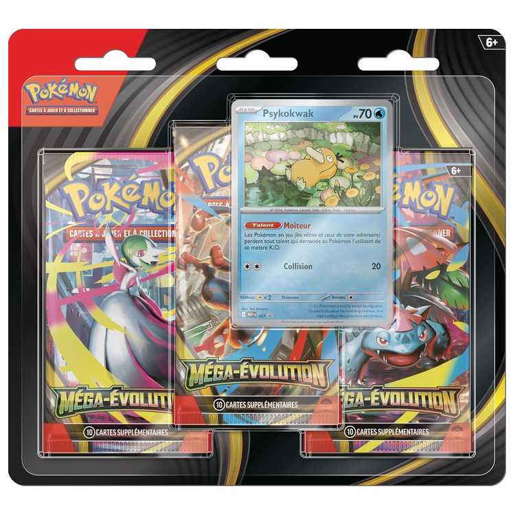 Méga-Évolution ME01 Tripack Psykokwak