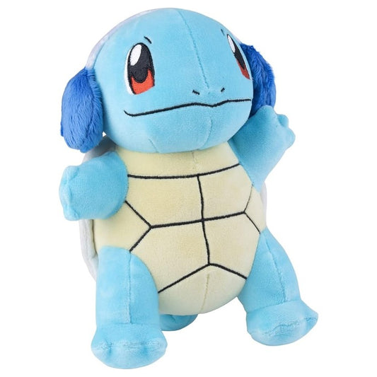 Peluche Carapuce avec protège-oreilles 20 cm