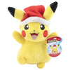 Peluche Pikachu avec bonnet de Noël