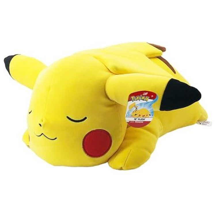 Pikachu Géant qui dort peluche de 40 cm