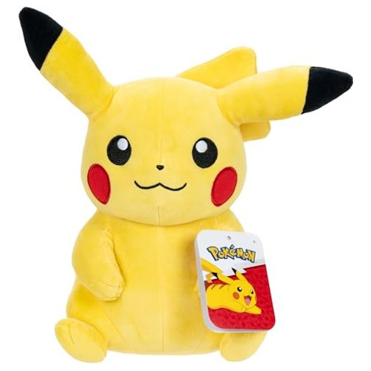 Pikachu assis peluche de 30 cm