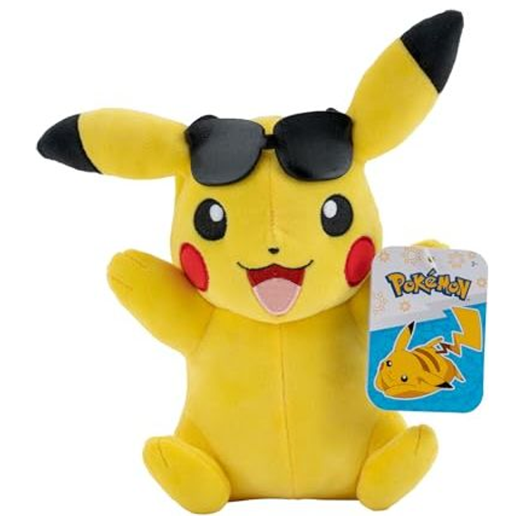 Pikachu avec des Lunettes de Soleil peluche de 20 cm