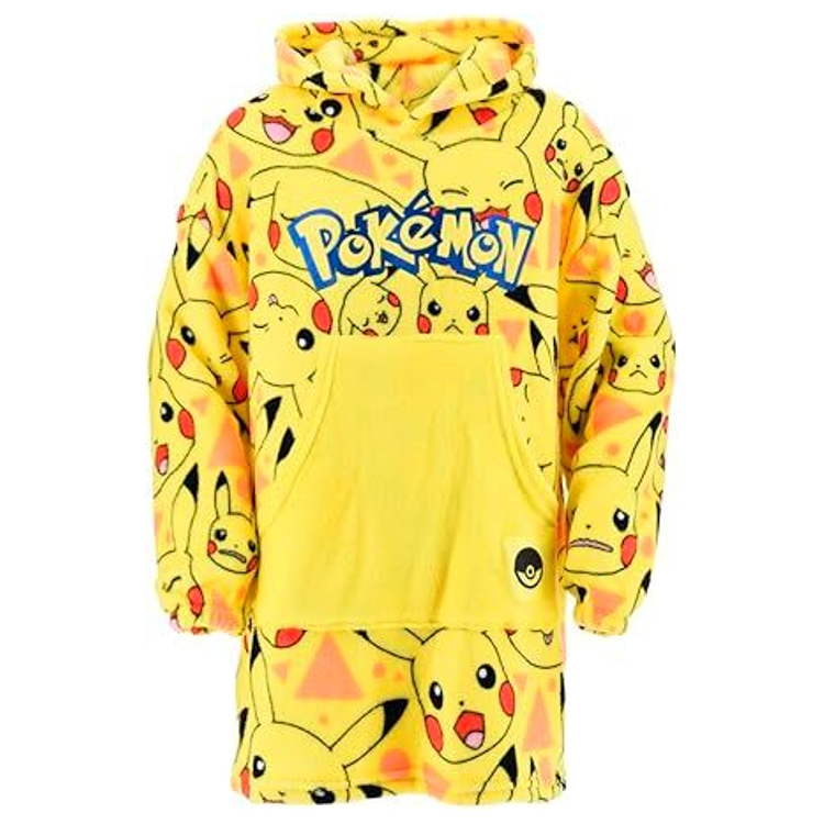 Plaid-sweat Pikachu à capuche – Pokémon enfant (10-16 ans)