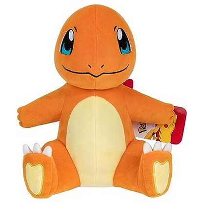Peluche Pokémon Salamèche assis 30 cm