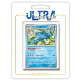 Carte Pokémon Akwakwak 040/217 en version Reverse Love Ball de l’extension Héros Transcendants, mise en avant sur le recto du coffret.