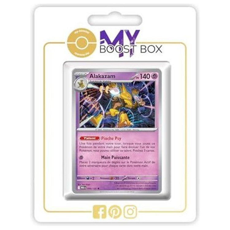 Carte Pokémon Alakazam 056/132 en version Holo ou Reverse, vue de face, issue du bloc Méga-Évolution 1 id_extension ME01