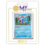 Carte Pokémon Aligatueur 041/162 en version Holo ou Reverse de l’extension Forces Temporelles Écarlate et Violet 05, vue de face détaillée.