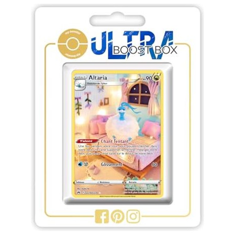 Carte Pokémon Altaria GG19/GG70 Galerie Secrète en français, recto détaillé de l’extension Zénith Suprême Épée et Bouclier 12.5
