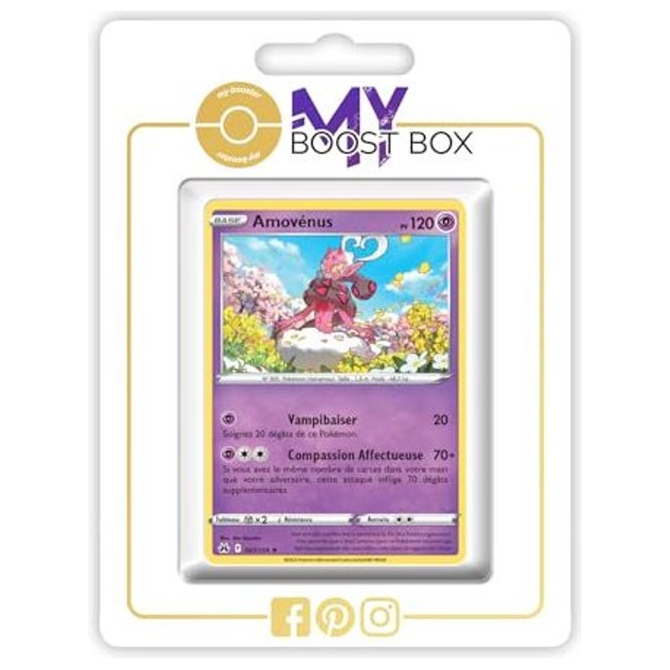 Carte Pokémon Amovénus 067/159 en version Reverse du set Zénith Suprême Épée et Bouclier 12.5, vue de face avec l’illustration complète.