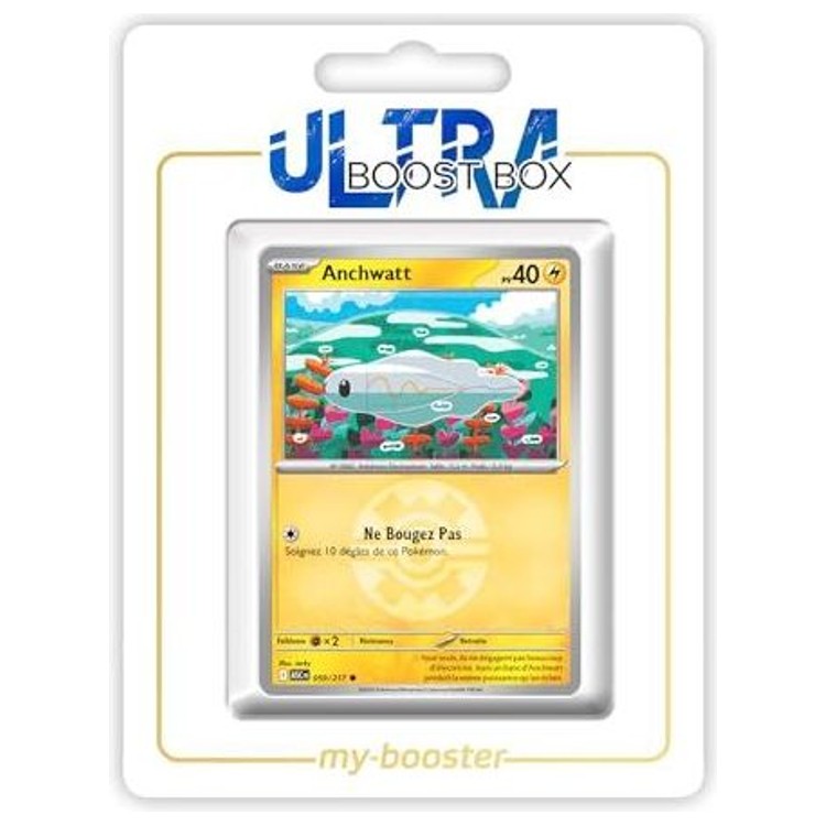 Carte Pokémon Anchwatt 059/217 en version Reverse de l’extension Héros Transcendants, bloc Méga-Évolution 02.5, vue de face détaillée.