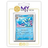 Carte Pokémon Aquali 134/165 en version Holo ou Reverse, recto détaillé de l’extension 151 du bloc Écarlate et Violet 3.5
