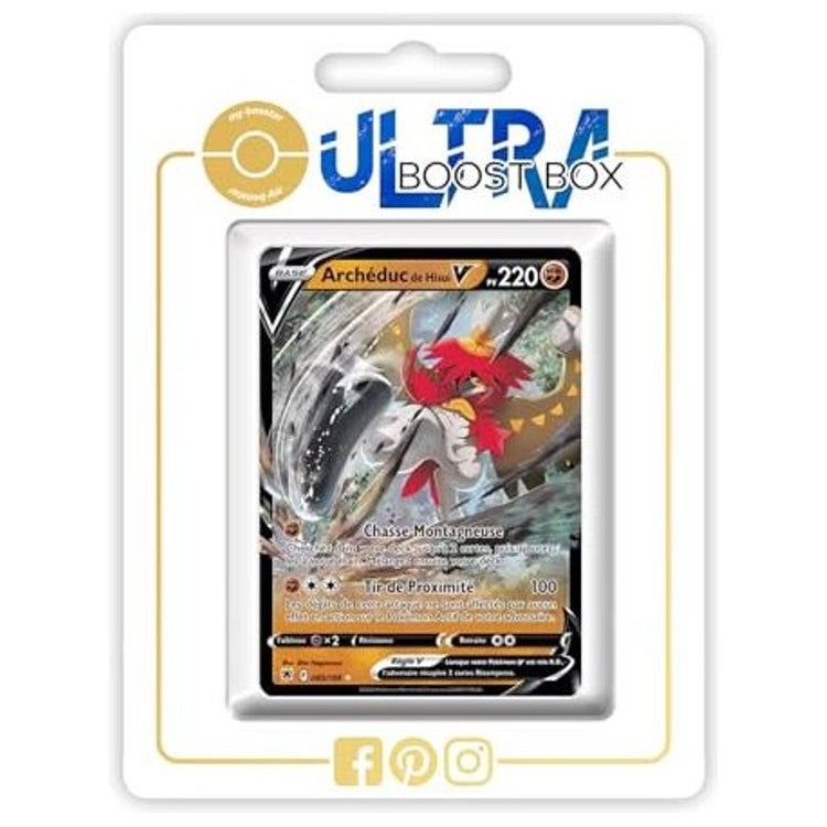 Carte Pokémon Archéduc de Hisui V 083/189 en français, vue de face, issue de l’extension Astres Radieux Épée et Bouclier 10