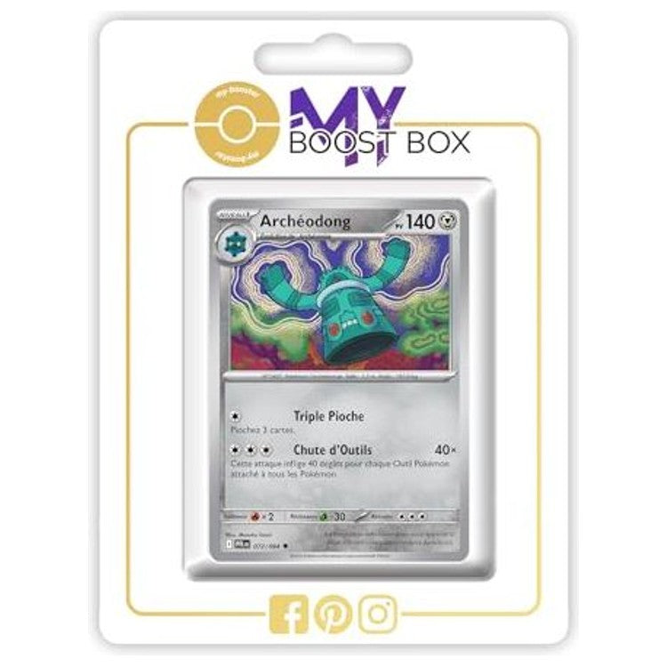 Carte Pokémon Archéodong 072/094 en version Reverse de l’extension Flammes Fantasmagoriques, recto en français du bloc Méga-Évolution 02