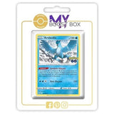 Carte Artikodin visible dans une présentation blanche My Boost Box, avec un oiseau bleu sur fond neigeux.