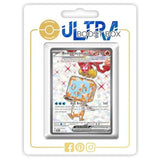 Carte Pokémon Bekaglaçon ex 210/197 Full Art Téracristal secrète, recto, issue de l’extension Flammes Obsidiennes EV03 en français