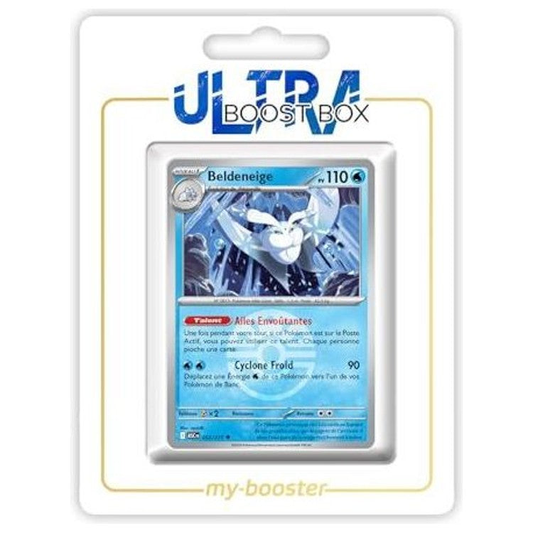 Carte Pokémon Beldeneige 053/217 en version Reverse de l’extension Héros Transcendants, recto en français issue du bloc Méga-Évolution 02