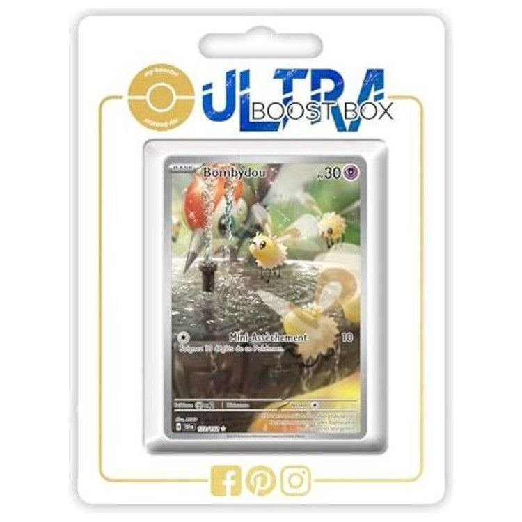 Carte Pokémon Bombydou 172/162 Alternative Pokémon Gallery Secrète, recto en français de l’extension Forces Temporelles Écarlate et Violet 05