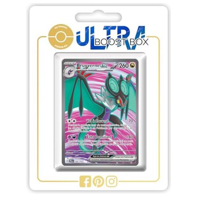 Carte Pokémon Bruyverne ex 246/193 Full Art secrète EV02, vue de face, issue de l’extension Évolutions à Paldea en français