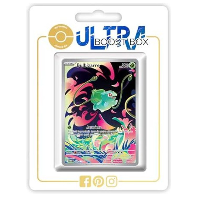 Carte Pokémon Bulbizarre 133/132 Alternative Pokémon Gallery Secrète, recto en français issue de la série Méga-Évolution 1 code ME01