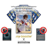 Gros plan sur l’illustration Full Art de la carte Capitaine d’équipe Candela SWSH228, mettant en valeur les couleurs et le design du dresseur Pokémon GO.