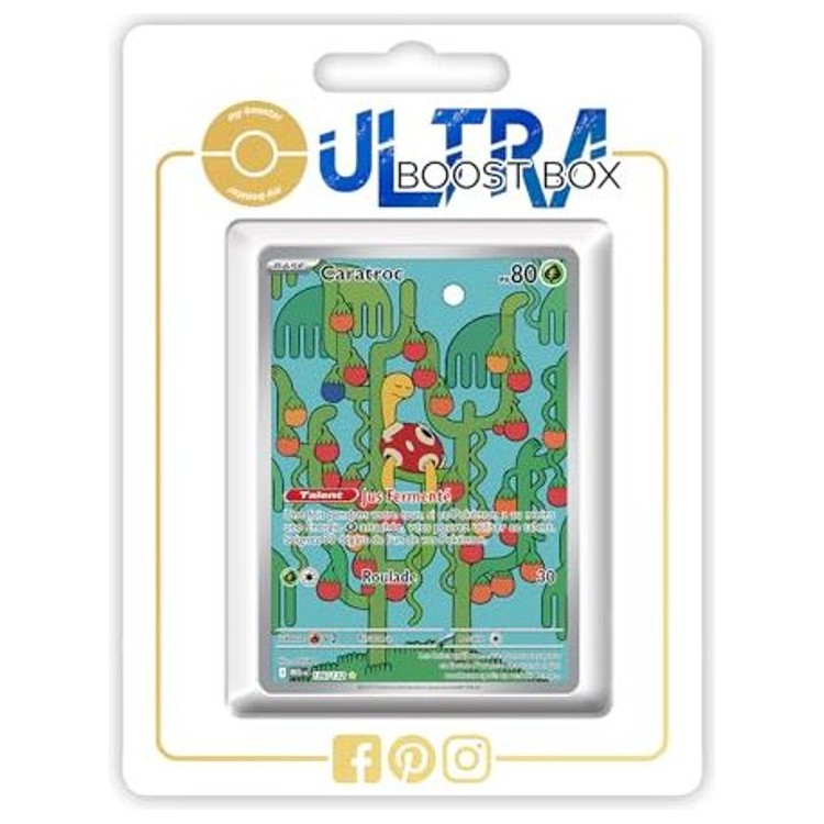 Carte Pokémon Caratroc 136/132 Alternative Pokémon Gallery Secrète, recto en français issue du coffret Myboost Méga-Évolution 01.