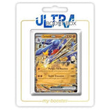 Carte Pokémon Carchacrock ex de Cynthia 111/217 Ultra Rare de l’extension Héros Transcendants, vue de face avec l’illustration complète du Pokémon.