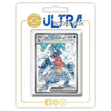 Carte Pokémon Carchacrok ex 219/182 Full Art Téracristal secrète EV04 Faille Paradoxe en édition française, vue de face détaillée.