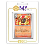 Carte Pokémon Carmadura 034/191 en version Reverse de l’extension Étincelles Déferlantes, bloc Écarlate et Violet EV08, vue de face détaillée.