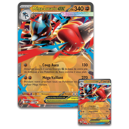 carte grand format de Méga Lucario ex
