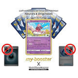 Gros plan sur les détails holographiques Reverse de la carte Pokémon Amovénus 067/159 Zénith Suprême, mettant en valeur le motif brillant et le type Psy.