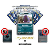 Gros plan sur les reflets Reverse de la carte Pokémon Avaltout 092/142 EV07, montrant les détails holographiques et le type Dragon sur le visuel français.