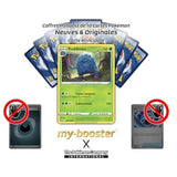 Gros plan sur les détails holographiques Reverse de la carte Pokémon Bouldeneu 005/159 Zénith Suprême, mettant en valeur le motif brillant.