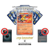 Gros plan sur l’illustration de Carmadura 041/198 de la série Écarlate et Violet EV01, montrant son armure de feu en détail