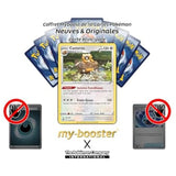 Gros plan sur la carte Pokémon Castorno Stars Étincelantes EB09 montrant les détails holographiques et les informations de jeu de la carte 121/172.