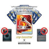 Vue rapprochée de la carte Pokémon Chalumeau 117/094 bloc Méga-Évolution ME02, montrant les détails Full Art et la brillance secrète de l’illustration.