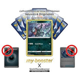 Gros plan sur les détails holographiques Reverse de la carte Pokémon Darkrai 167/264 Poing de Fusion EB08, mettant en valeur le Pokémon Ténèbres.