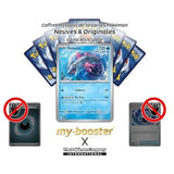 Gros plan sur l’illustration de la carte Pokémon Délestin 056/193 Reverse EV02, mettant en valeur les effets brillants et le type Psy.